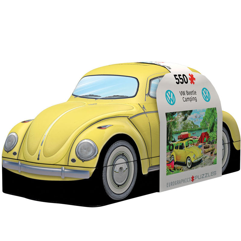פאזל 550 חלקים חיפושית VW בקופסת מתכת