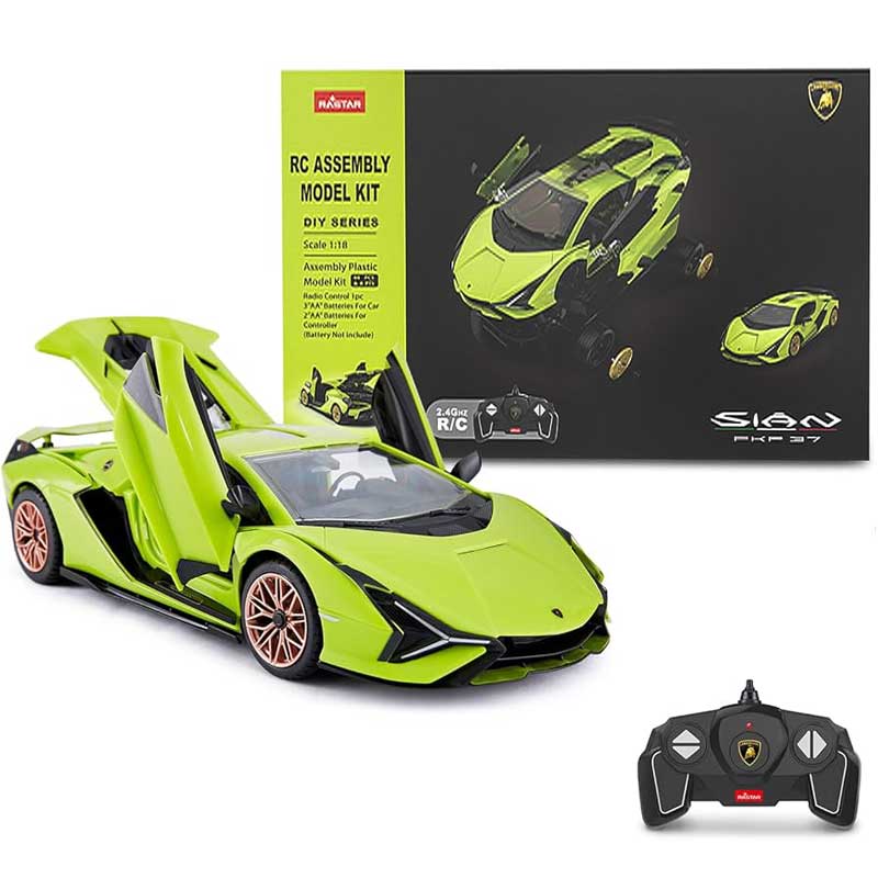 מכונית Lamborghini Sian עם שלט להרכבה עצמית