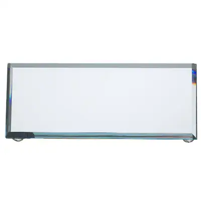 מגש קריסטל מהודר לפמוטים 23X13 ס"מ