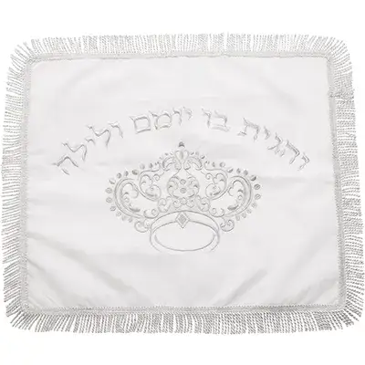 כיסוי קטיפה מהודר לשטנדר 55x66 ס"מ - לבן