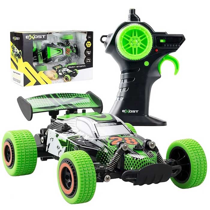 מכונית באגי על שלט DUST STORM