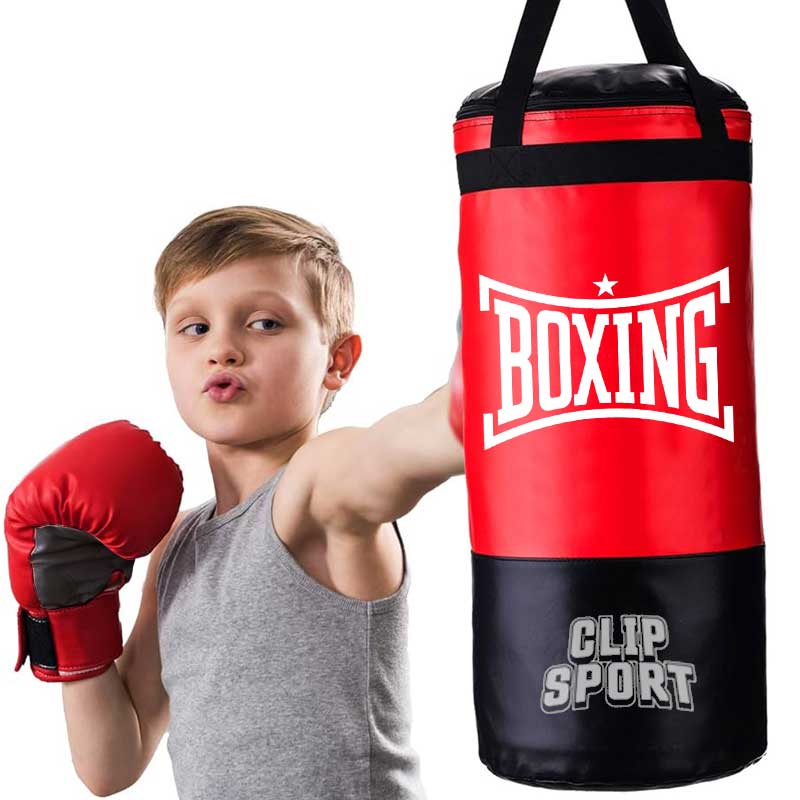 שק איגרוף לילדים עם כפפות