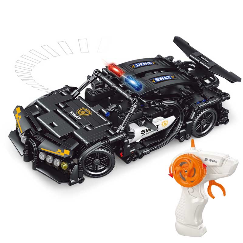 מכונית להרכבה על שלט רחוק SWAT מבית Pingao Blocks