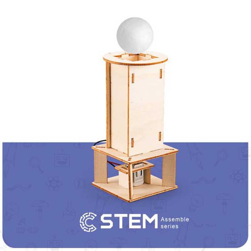 מגדל כדור מרחף להרכבה עצמית מבית STEM