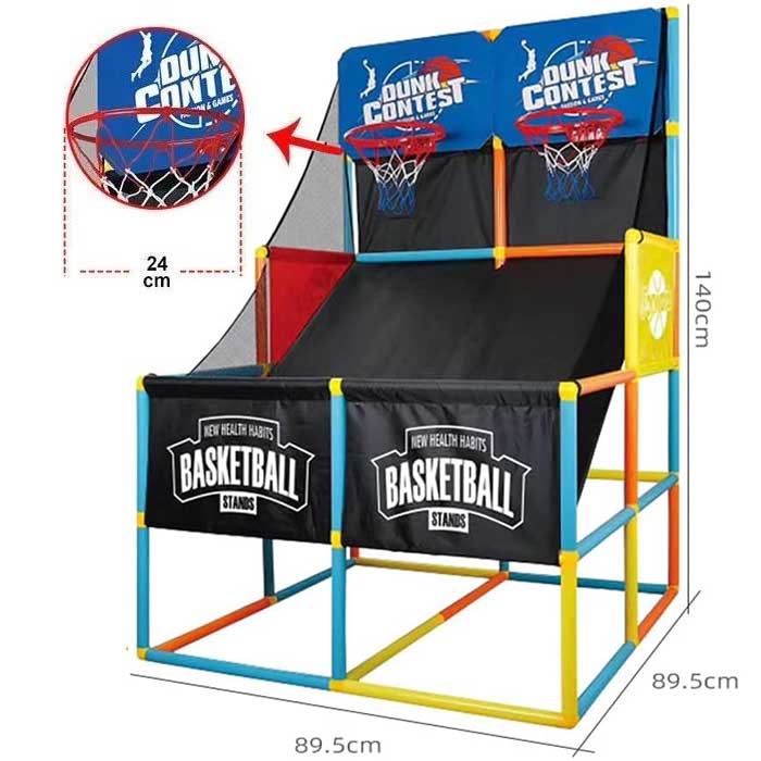 מתקן כדורסל אלקטרוני ריצפתי