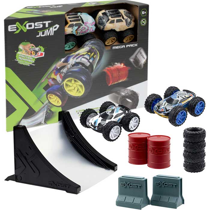 זוג מכוניות פעלולים לילדים eXost