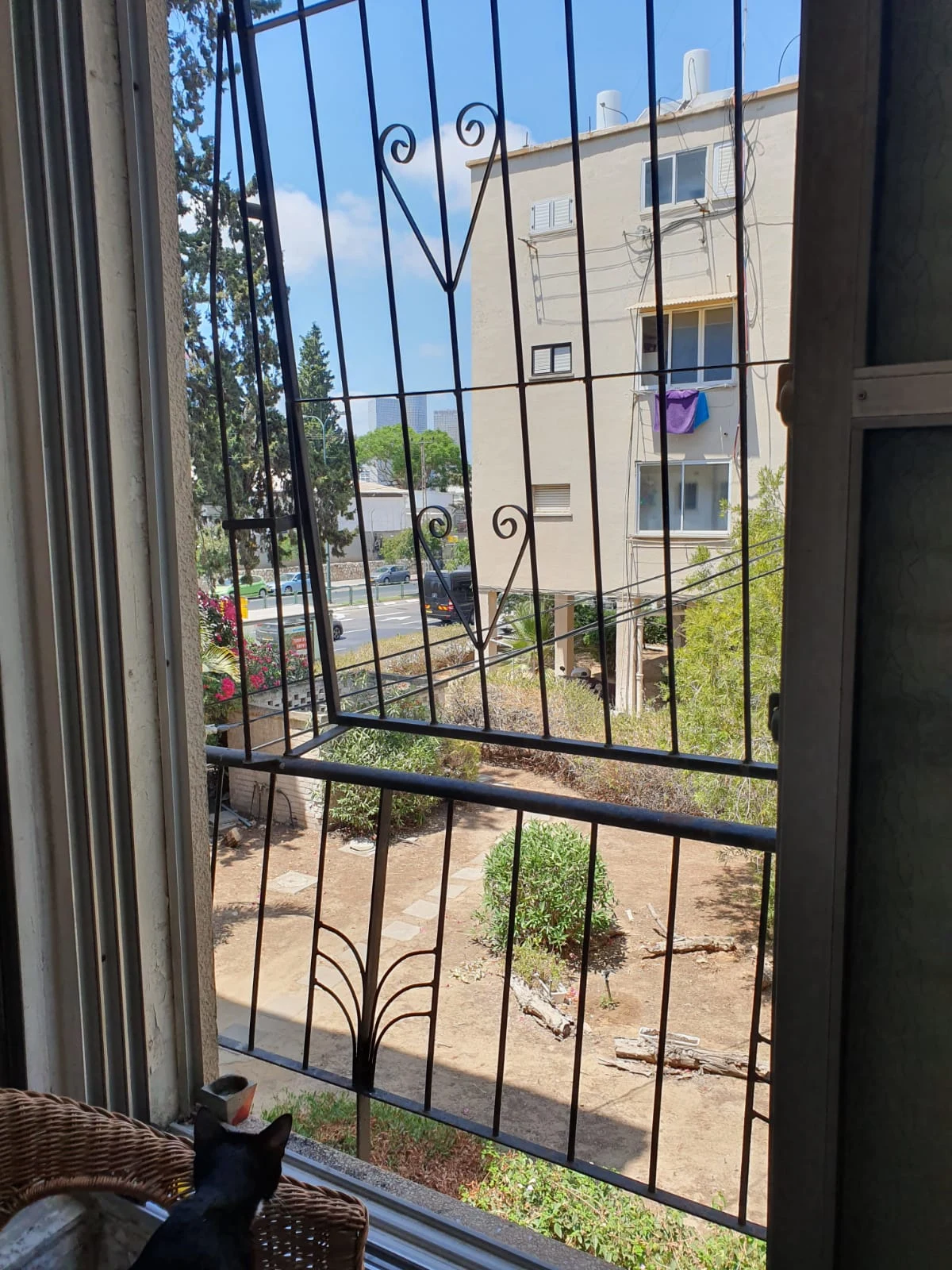 דירה יפה מרווחת ונעימה במיקום מעולה, עורפית - 2.5 חדרים+מרפסת ,מטבח וחדר רחצה מש